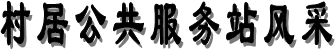 村居公共服务站风采