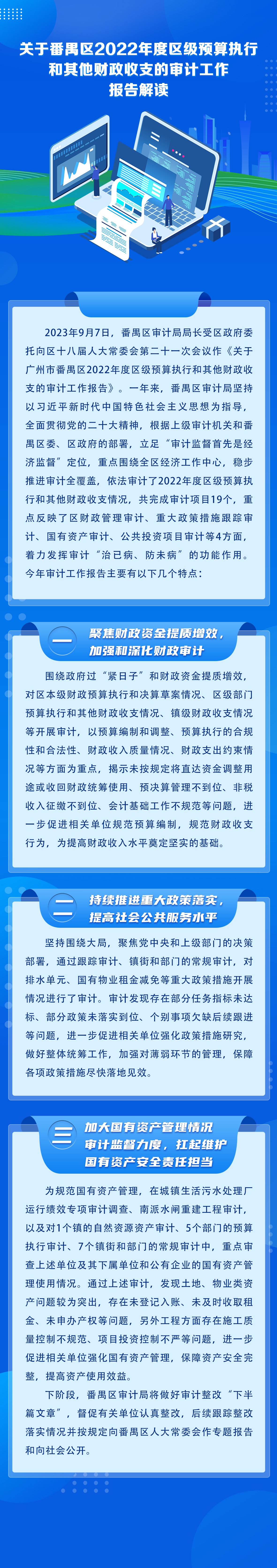 关于彩票平台推荐
2022年度区级预算执行和其他财政收支的审计工作报告解读20230925.jpg