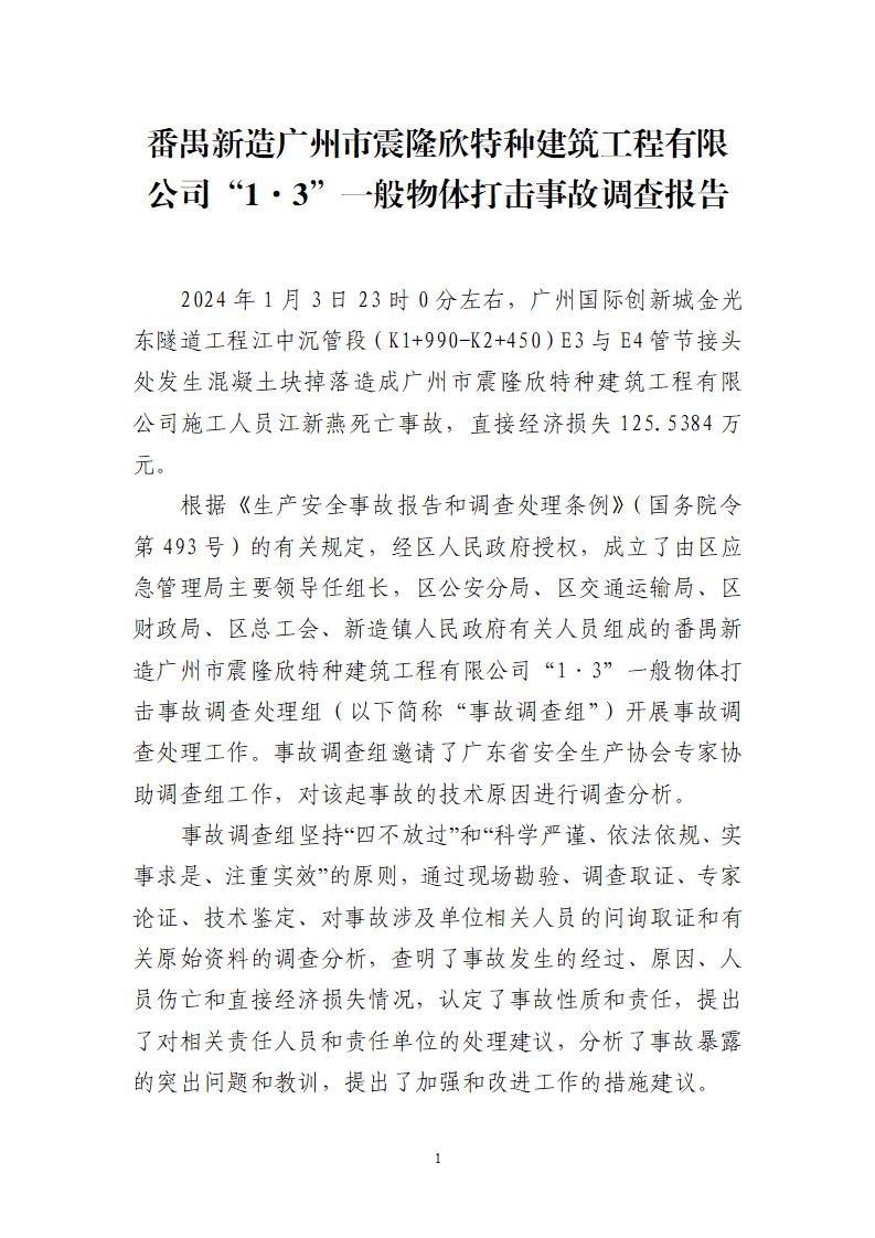 附件：番禺新造广州市震隆欣特种建筑工程有限公司“1&middot;3”一般物体打击事故调查报告（企业版）_01.jpg